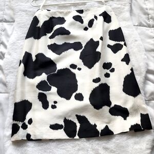 Cow Print Skirt